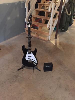 First Act 6 String Electric Guitar (With amp) (want gone)