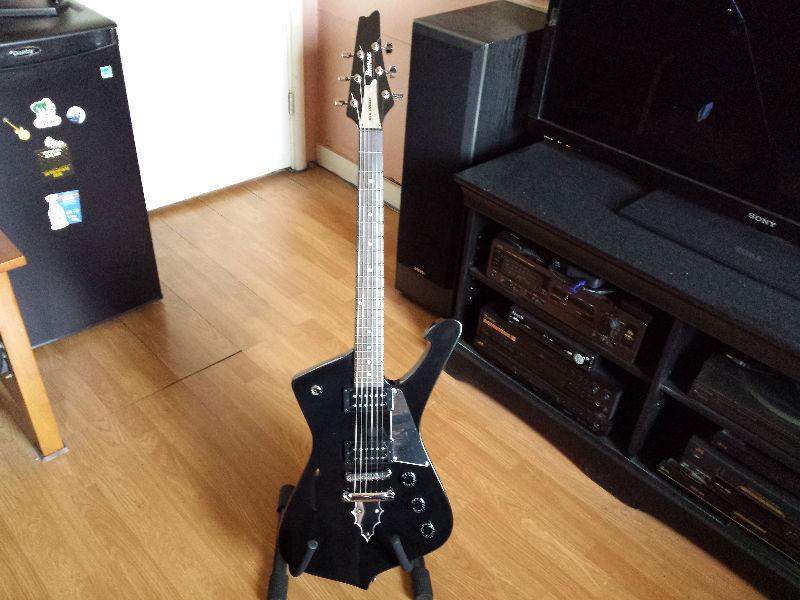 Paul Stanley Ibanez Iceman with heavy duty gig bag for sale