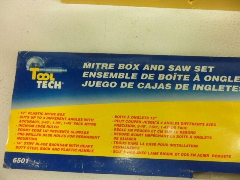 Miter Box and Saw