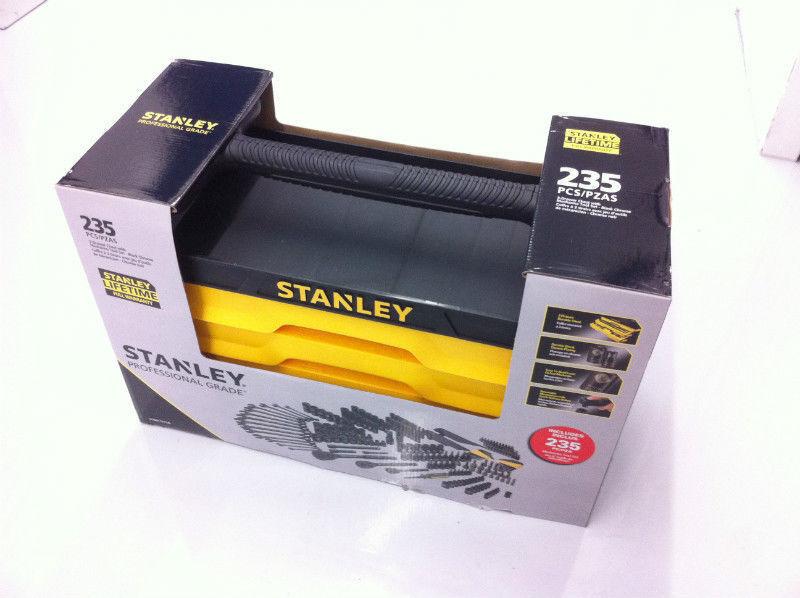 NEW - Stanley 235-Piece Professional Chrome Mechanic Tool Set!