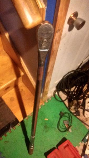 Snap on 3/4 drive torque wrench