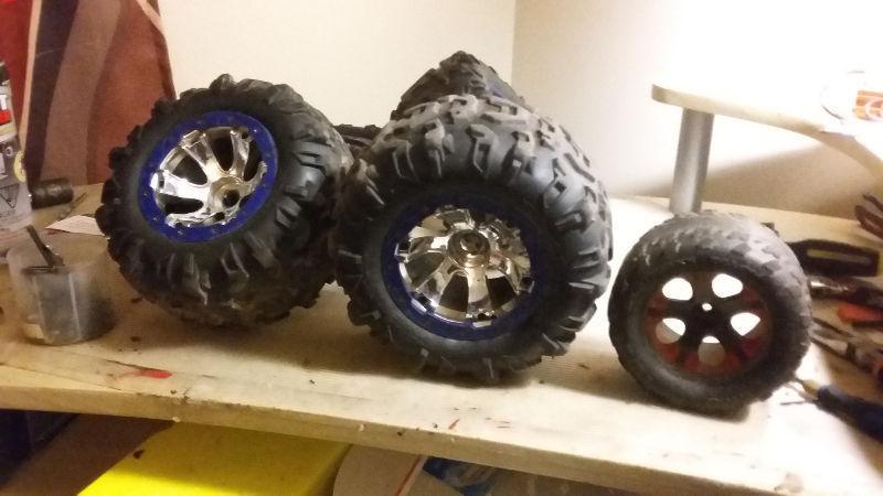 17mm hex TRAXXAS CANYON A/T tires