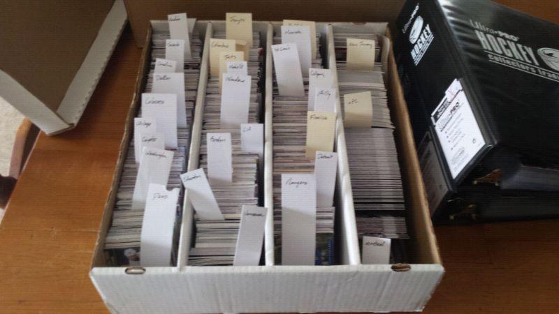 Hockey card collection