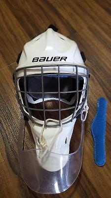White Bauer NME5 Senior Goalie Mask