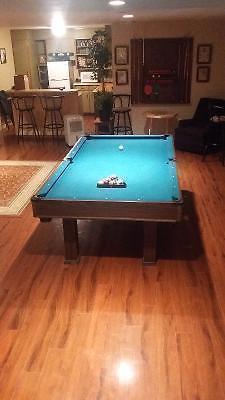 Pool table, ping pong table combo