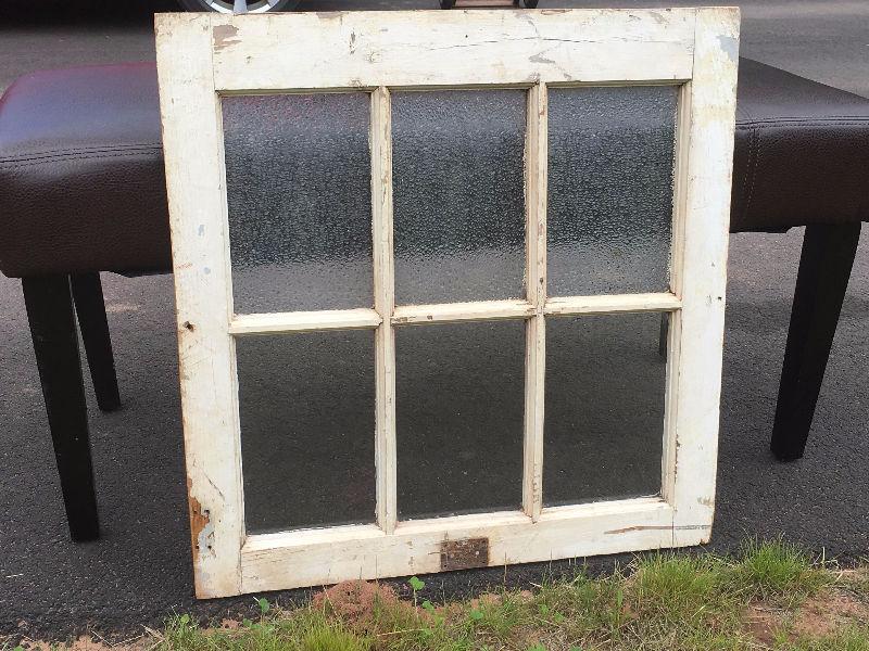 Small antique window frame