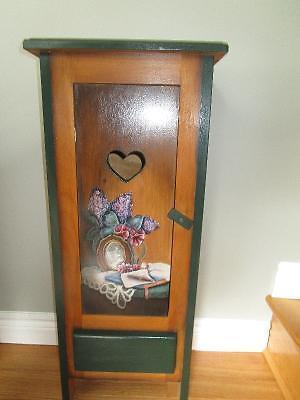 Tole painted cupboard