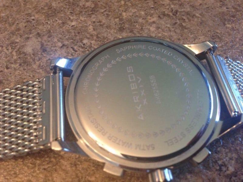 Akribos XXIV Chronograph watch