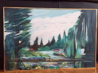 Micheal Reid painting signed by artist original