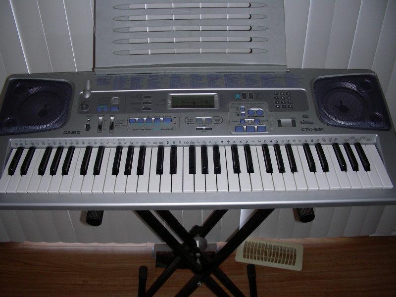 Casio Keyboard with Stand