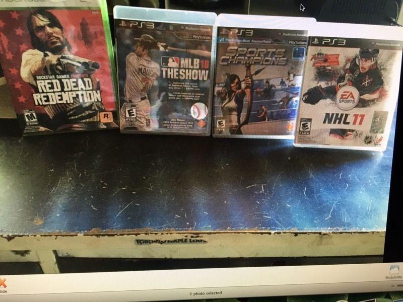 3-PS3 Games & 1-Xbox 360 Game-20.00 Take All