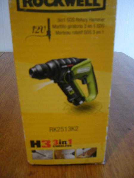NEW Rockwell 3 in 1 Cordless Drill Set