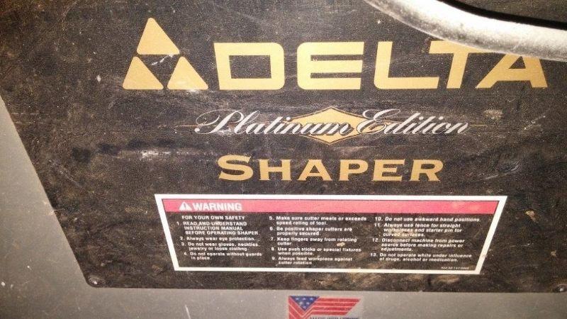 Delta Heavy Duty Shaper