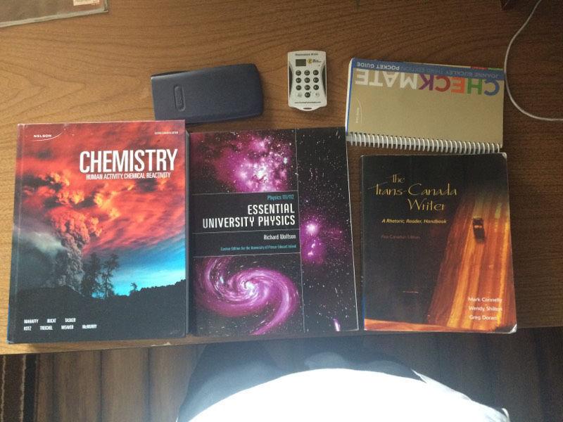 UPEI First Year Engineering books
