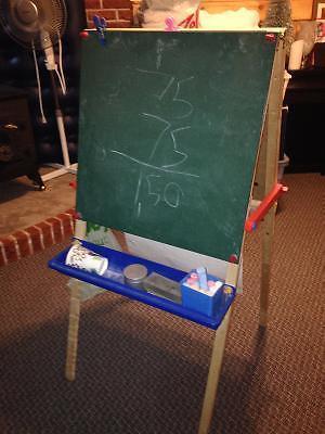 Kids chalkboard/dry erase easel