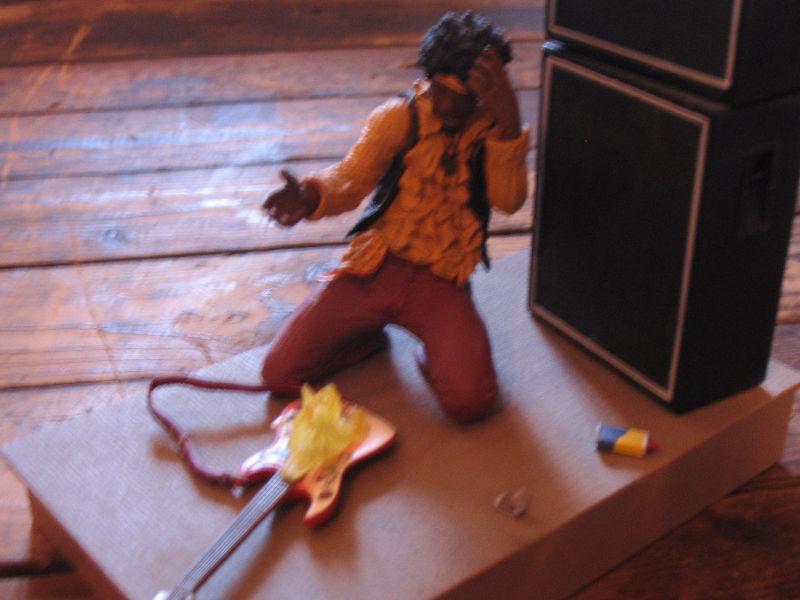 Mcfarlane Music Figures - Jimi Hendrix, Motley Crue, Jimmy Page