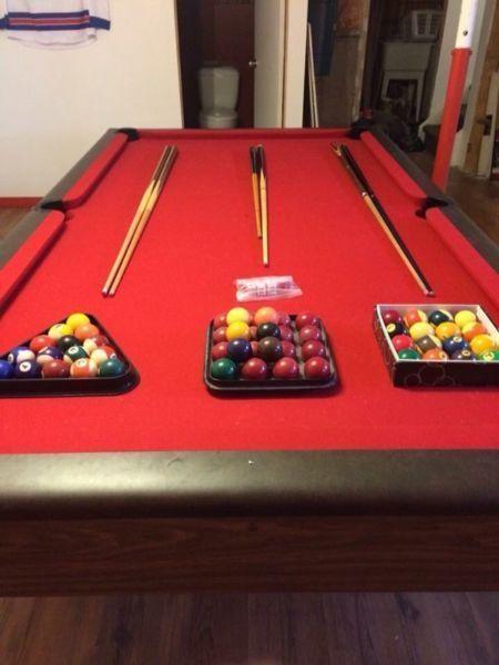 4x8 slate pool table - new