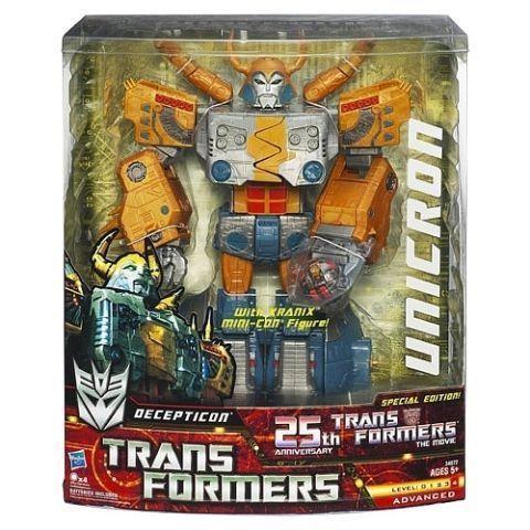 New Hasbro Transformers 25th Anniversary Unicron with Kranix