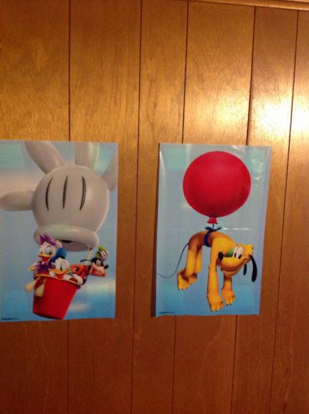 Mickey Mouse Birthday Posters