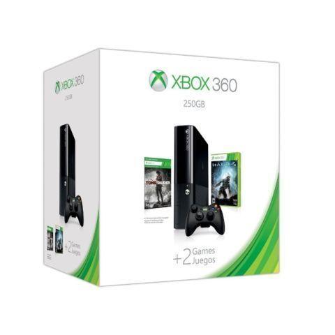 (AS IS) Open Box Microsoft Xbox 360 Slim Holiday Bundle 250 GB