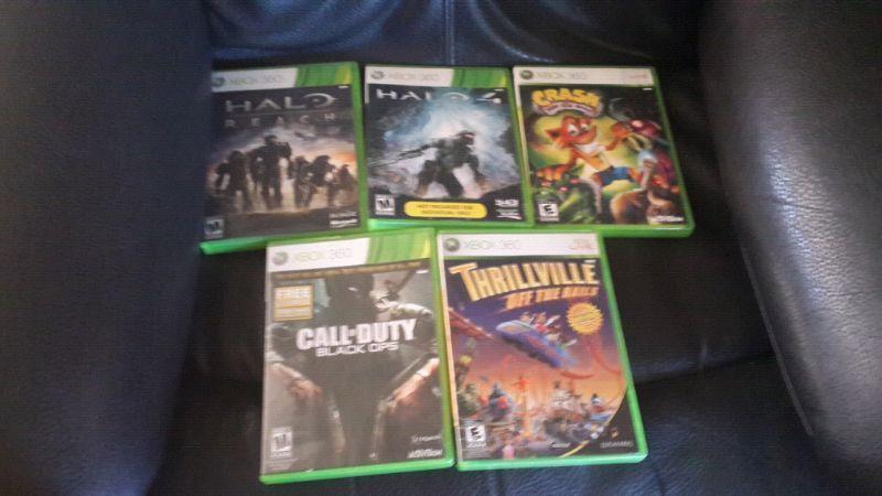 Selling 5 xbox 360 games
