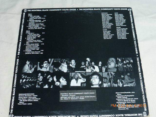 Vinyle -- 33 tours -- The Montreal Black Community Youth Choir