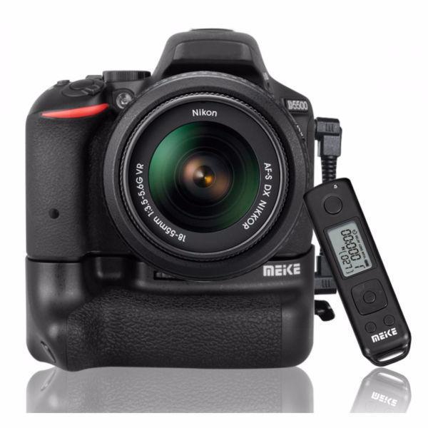 Nikon D5500 BATTERIE GRIP MULTIPOWER+REMOTE2.4G WIRELESS100%NEUF