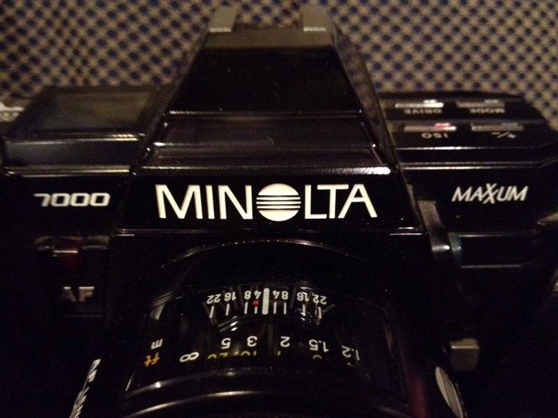 Minolta 35mm Maxxum 7000 (rare! X croisés) 1985