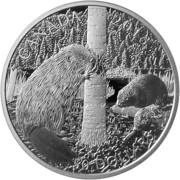 The Beaver - 5 oz Fine Silver Coin