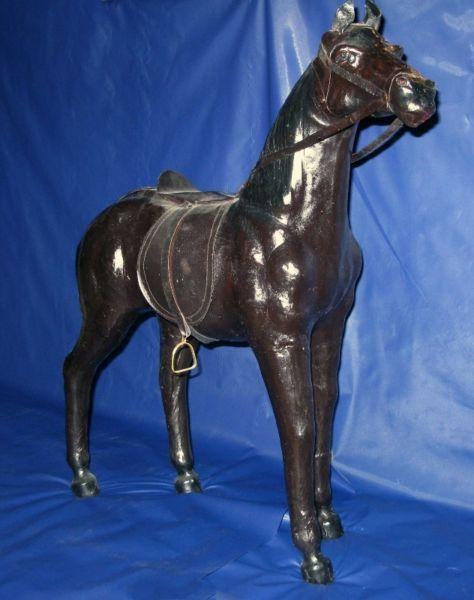 Very Rare Perfect Condition Leather Horse