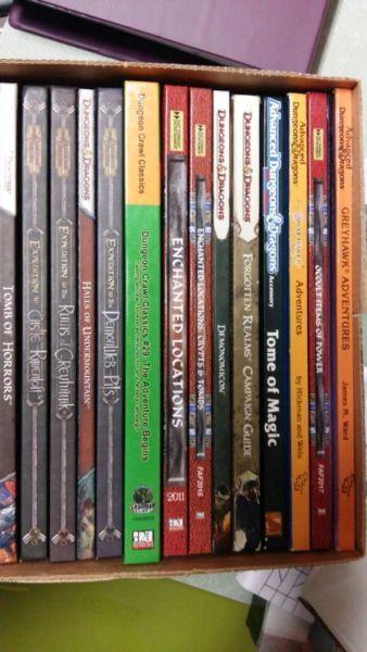 Dungeons and Dragons Various mint condition books
