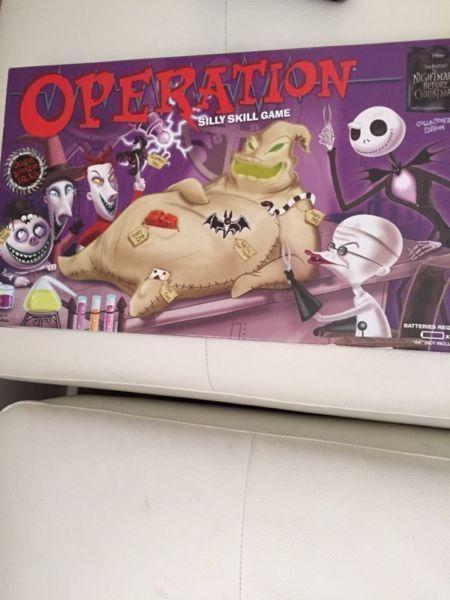 Nightmare Before Christmas Operation Board Game