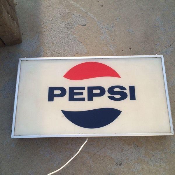 Pepsi Light Up Sign