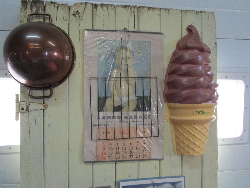 vintage dairy producers coop ice cream sign