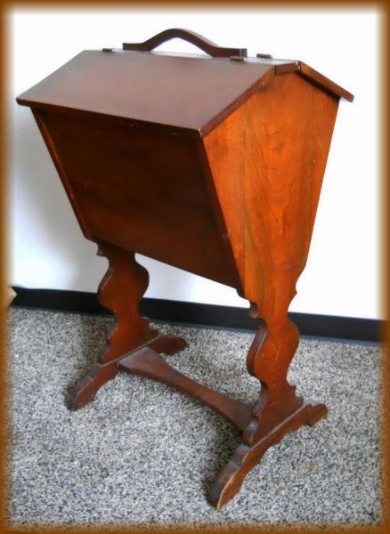 Vintage ( Real Wood ) Sewing Box