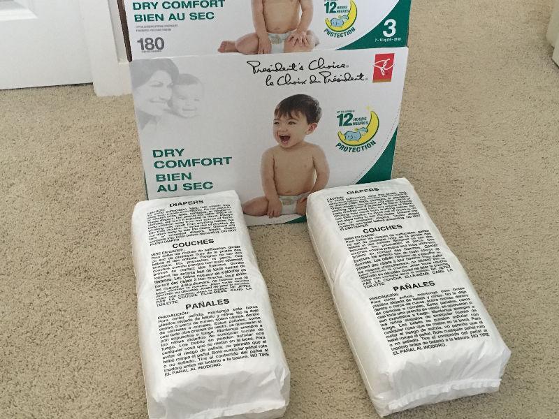 Baby Pampers diapers size 3