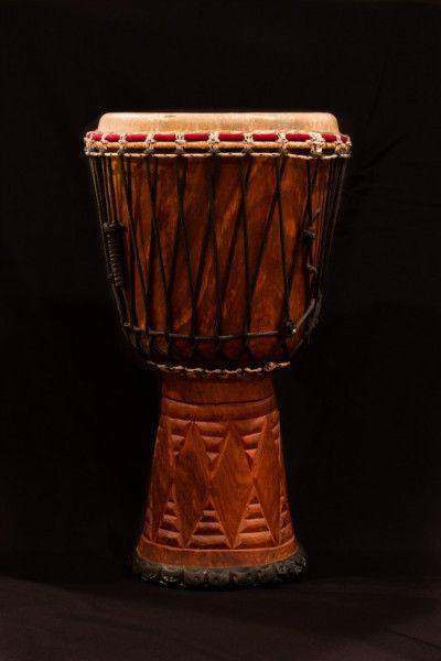 Tambour djembe africain avec sac de transport - Tam tam