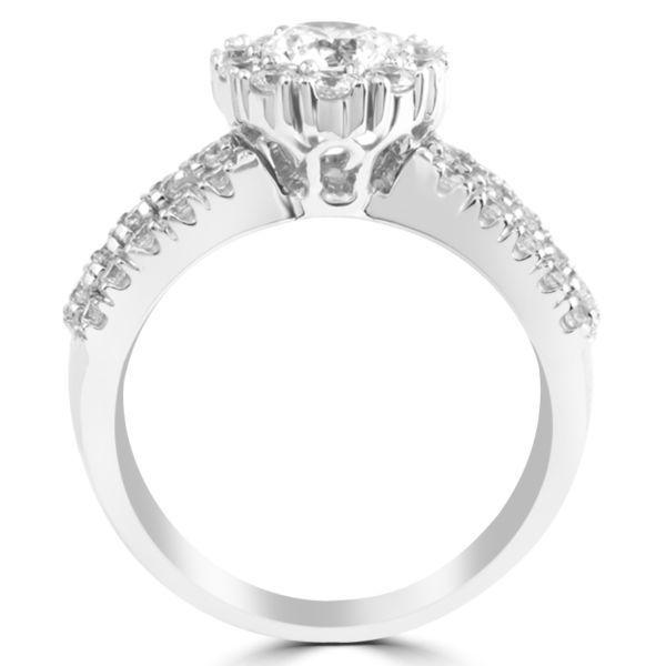14k Gold Diamond Wedding Ring 1.85CTW Bague de Marriage en Or