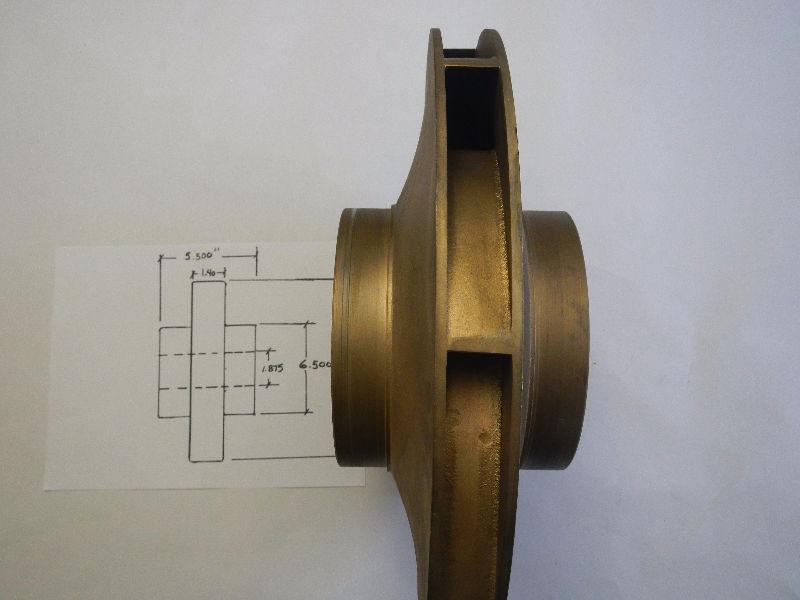 Bronze Pump Impeller 14.85