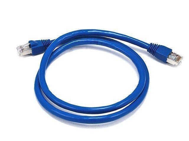 3 ft. CAT6a Shielded (10 GIG) STP Network Cable with Metal Conne