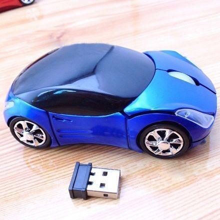 For Sell 3D Wireless Optical Car Shaped Mouse Mice USB For PC la