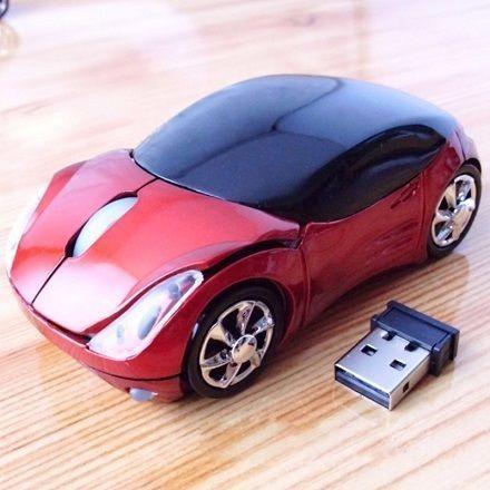 For Sell 3D Wireless Optical Car Shaped Mouse Mice USB For PC la