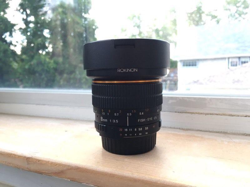 Rokinon 8mm f/3.5 Fisheye Lens (Nikon)