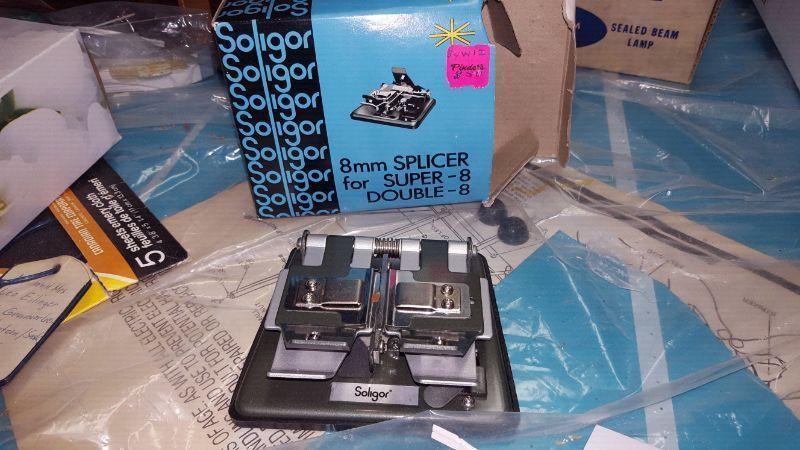 Soligor 8mm film splicer for Super 8 and Double 8 film