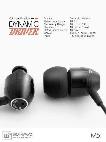 Écouteurs Brainwavz M5 in earphones