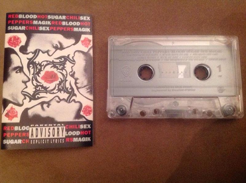 Cassette Tape Red Hot Chili Peppers RHCP Blood Sugar
