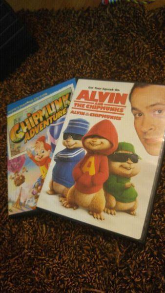 2 Chipmunk DVDs