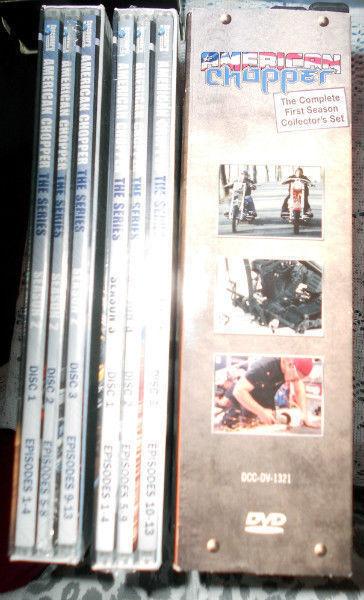 3 Seasons of American Chopper DVDs.2nd +3rd Season Never Opened
