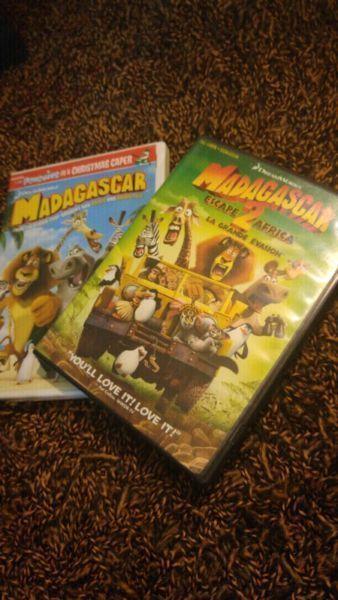 Madagascar DVDs