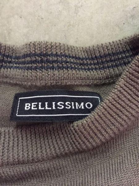 Bellissimo Men's Beige Dress Sweater For Sale